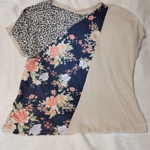 Lovely J brand short sleeve top, size Large